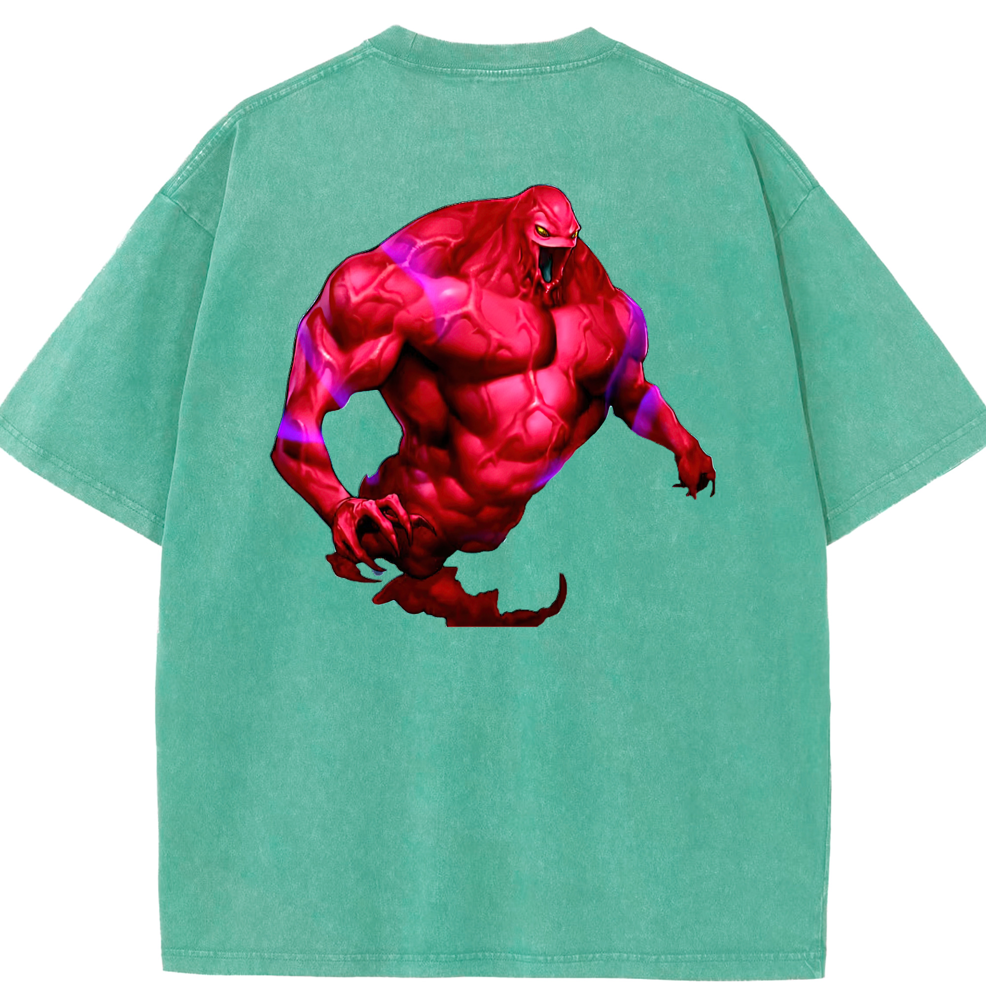 （画像用） 遊☆戯☆王 Yu-Gi-Oh! 綿100% ヴィンテージ風 半袖Tシャツ（背面プリント）